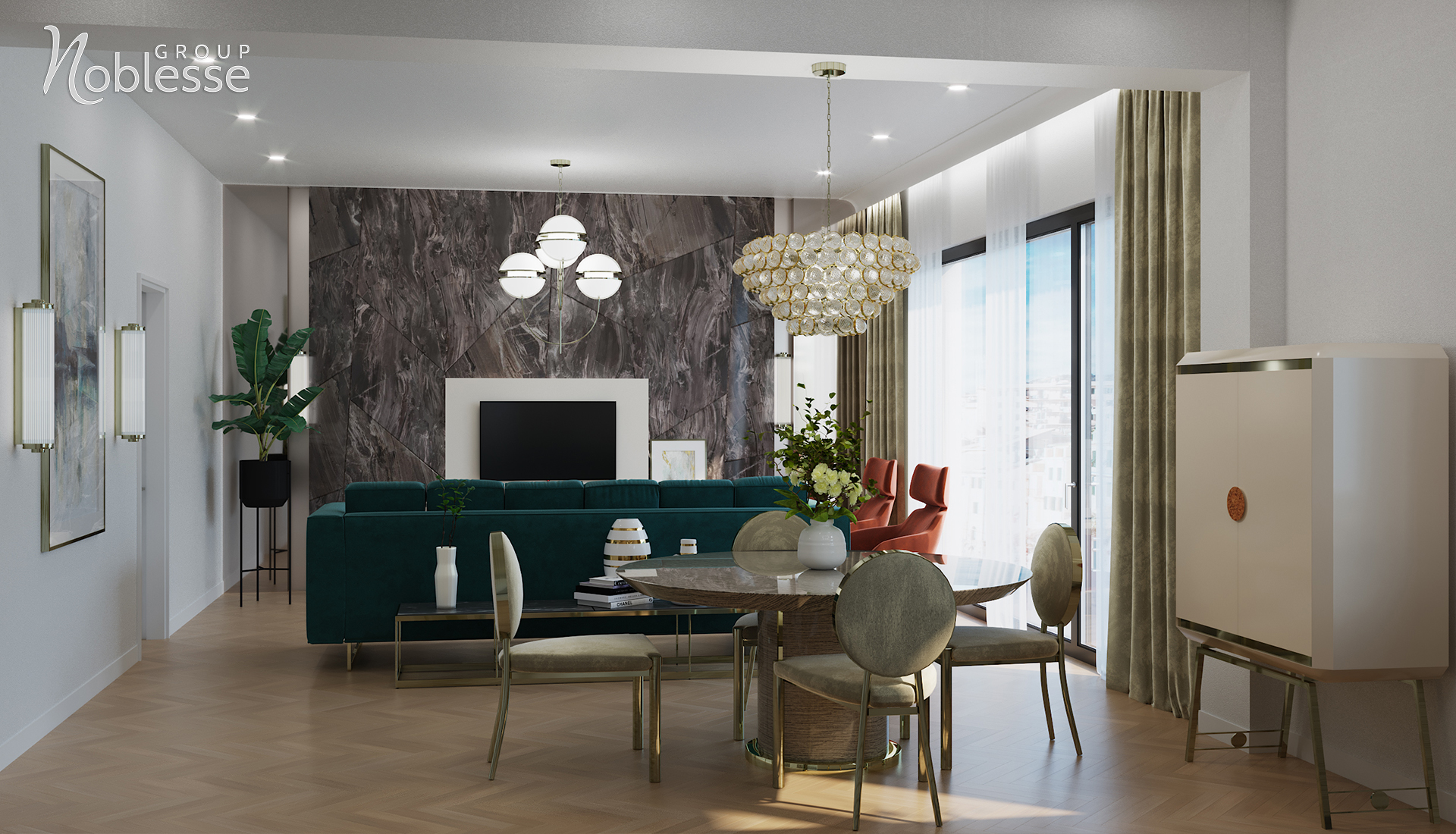 Design Interior Apartament Mamaia Stil Luxury -Savoy