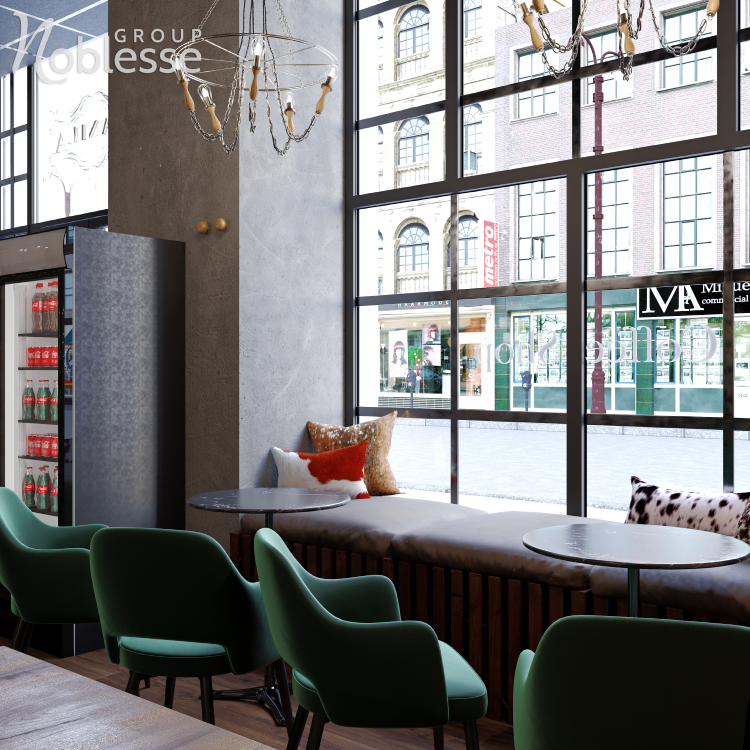 design interior cafenea in stil eclectic Bucuresti 