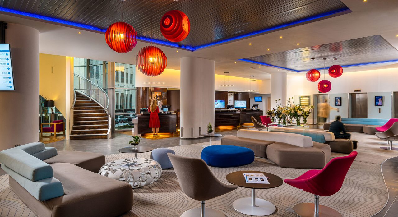Lobby Hotel Novotel Bucuresti