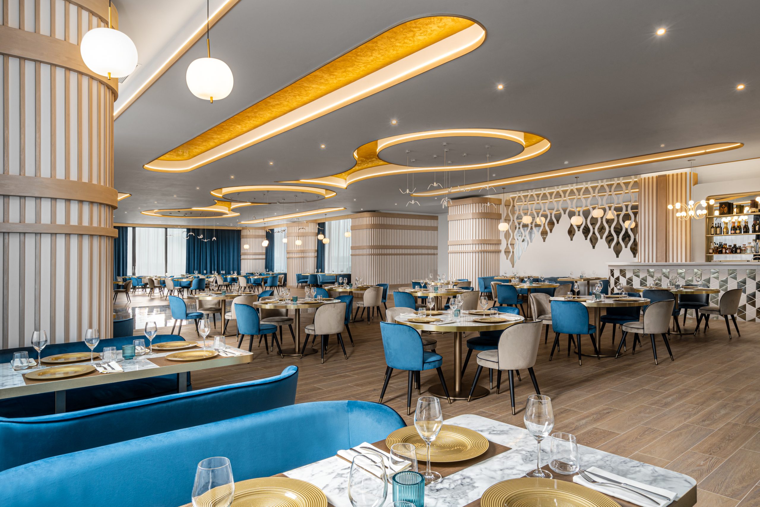 Design interior Restaurant Helise Hotel Alma Health Spa Retreat-Noblesse Group