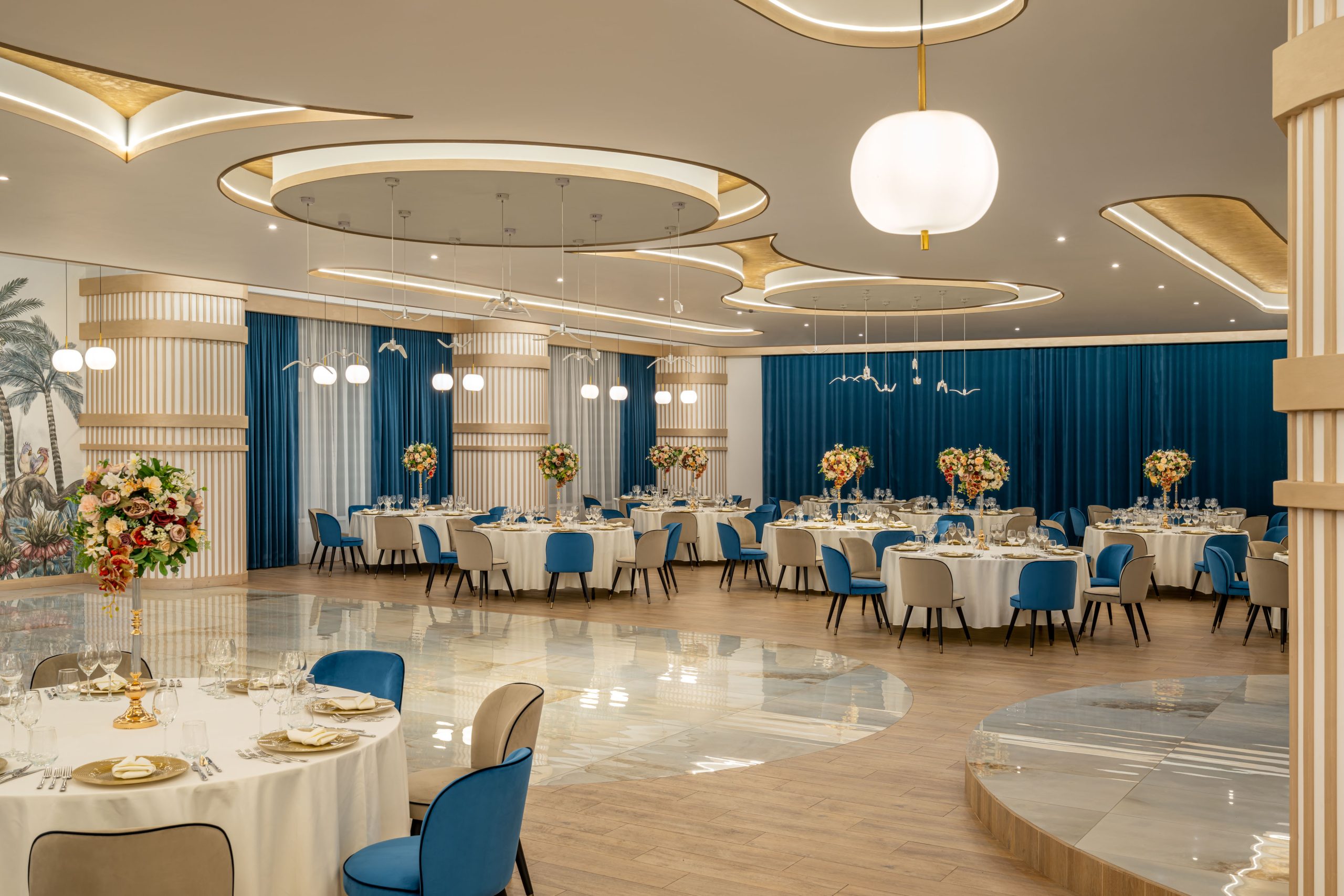 Design interior Restaurant Helise Hotel Alma Health Spa Retreat - Noblesse Group