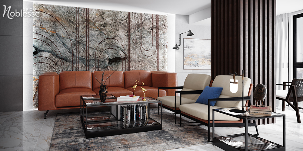 Hotel business lounge design interior Noblesse in stil casual luxury