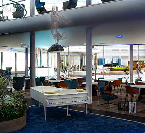 proiect servicii Noblesse amenajare lobby hotel design interior in stil modern
