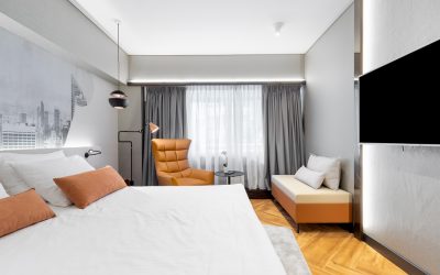 camera hotel Radisson Blu design interior in stil contemporan