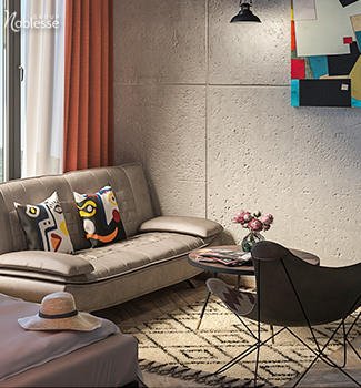 detaliu canapea apartament hotel concept coliving