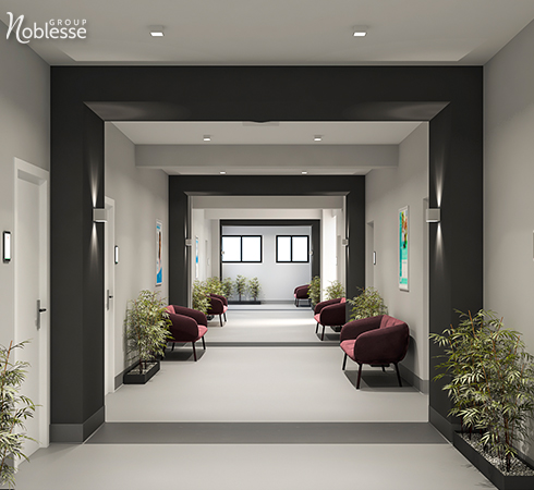 sala de asteptare design hotel balneo golden lake