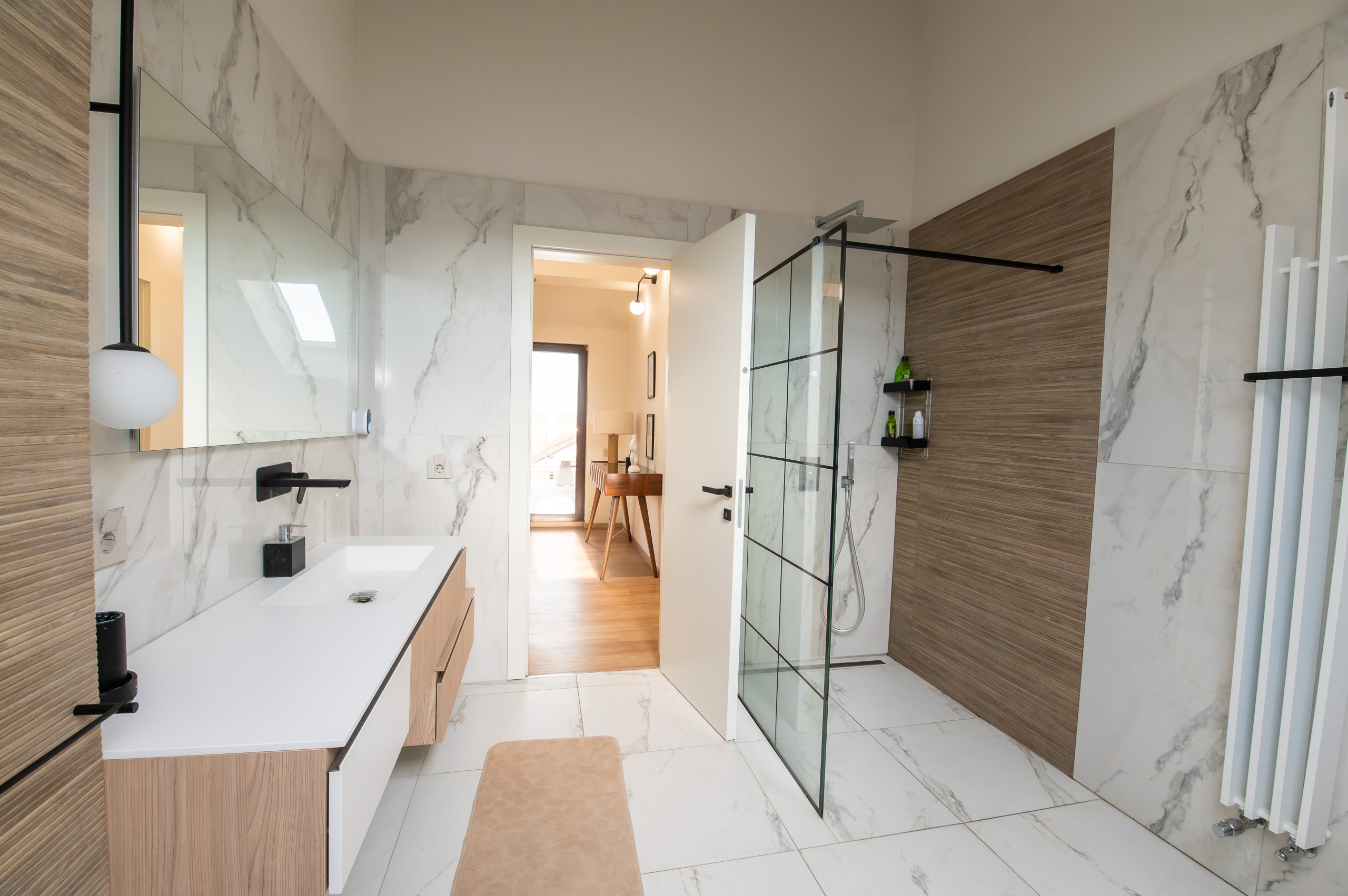Design interior baie mansardă