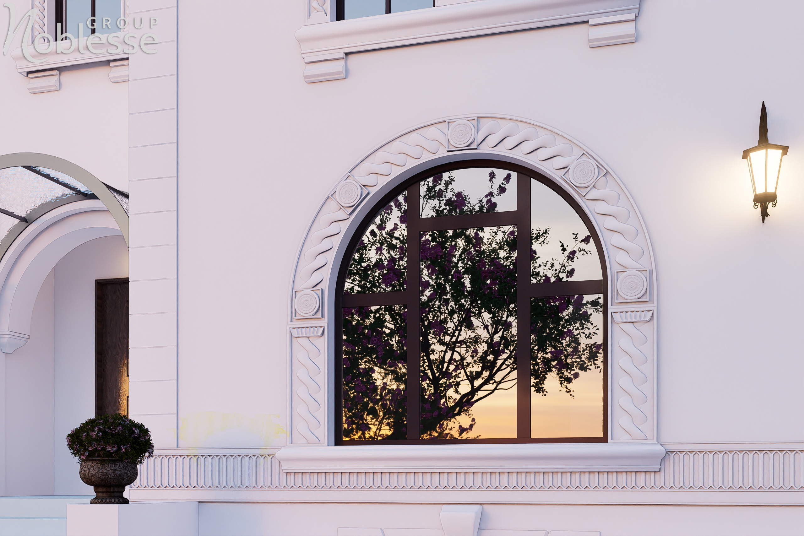 Design exterior arhitectura neoromaneasca by Noblesse Group