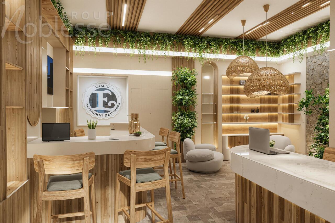 Design interior spatiu comercial Kangen showroom Bucuresti by Noblesse Group
