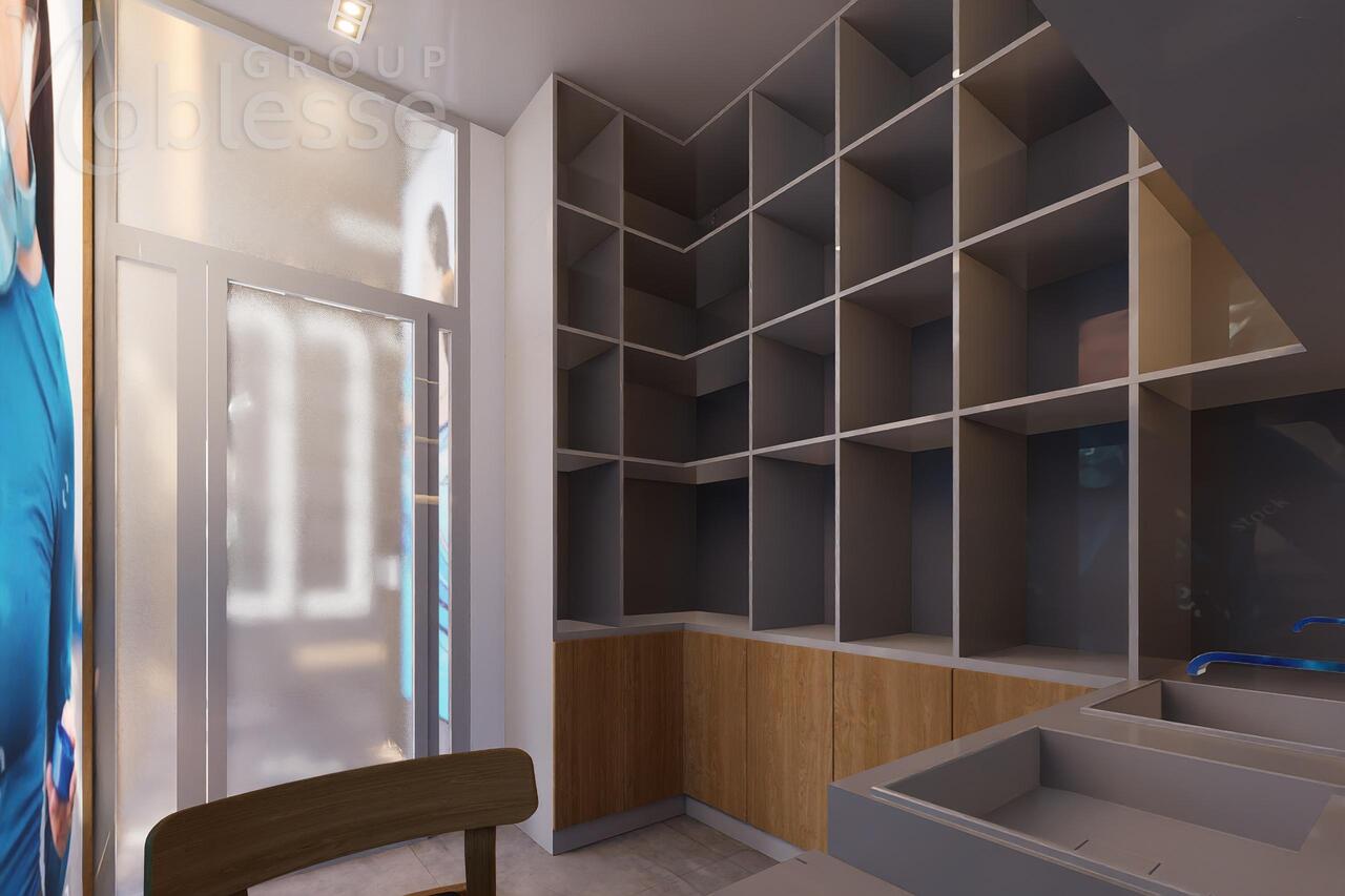 Design interior spatiu comercial Kangen showroom Bucuresti by Noblesse Group