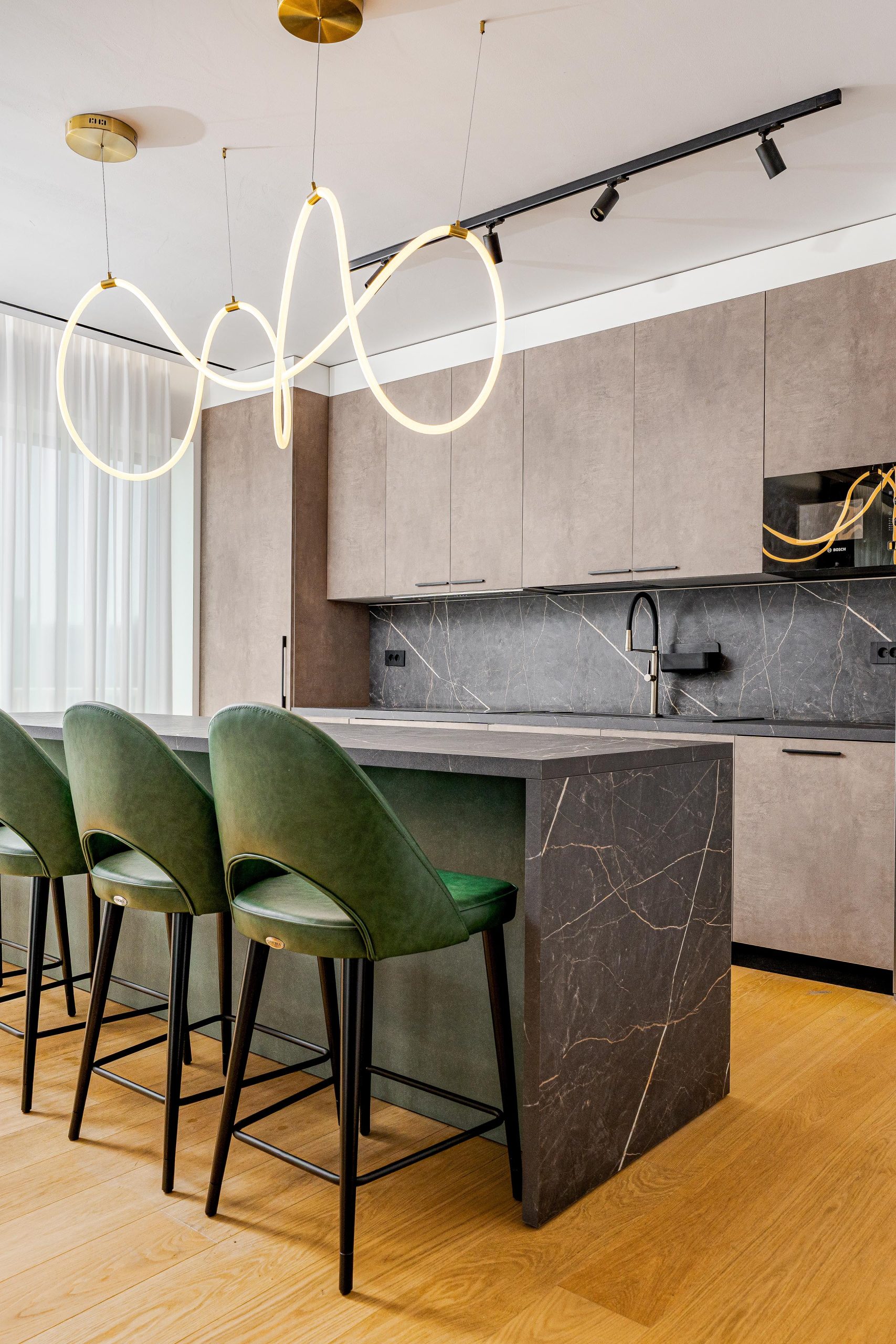 Design interior bucătărie penthouse Bucuresti-by-Noblesse-Group