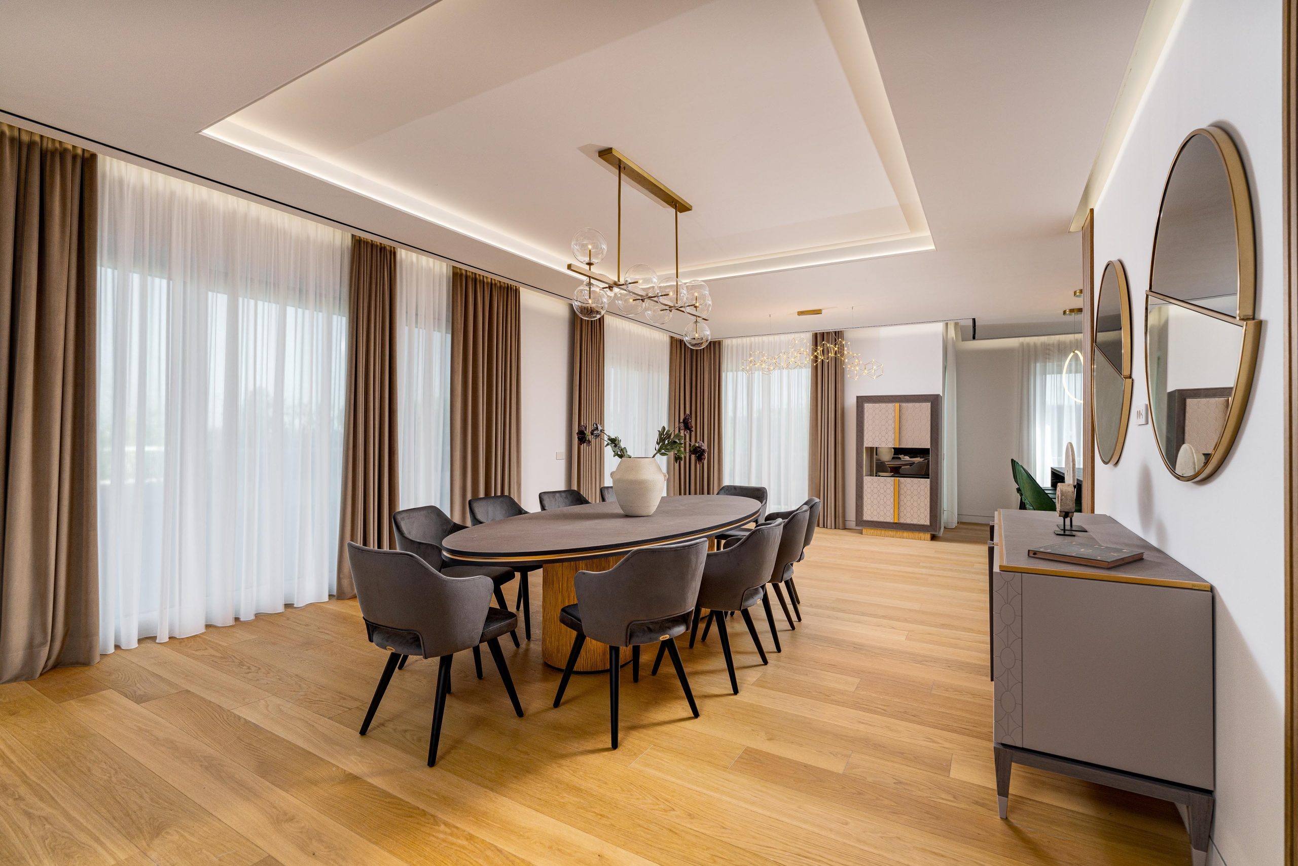 Design interior apartament penthouse Jardin du Nord by Noblesse Group 47 scaled