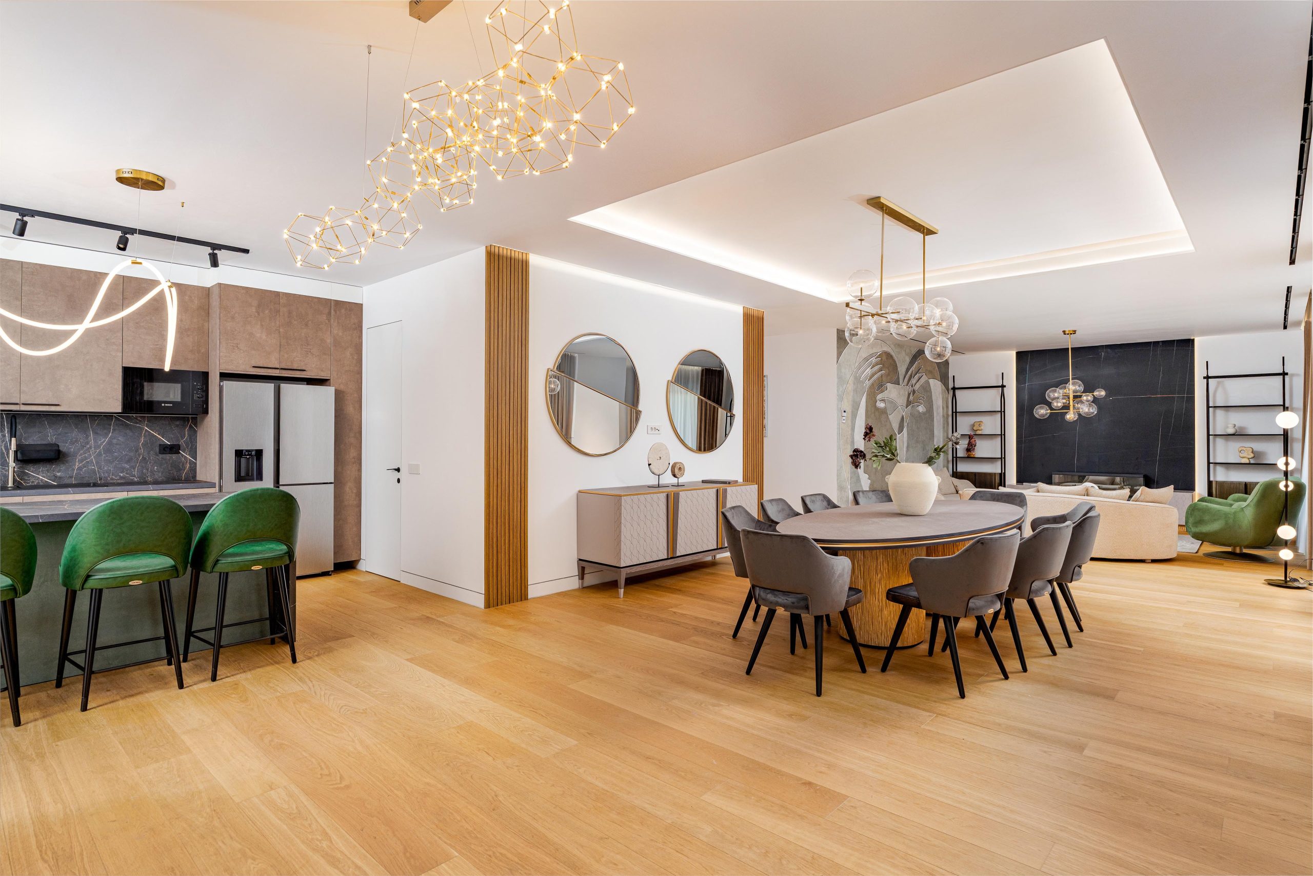 Design interior bucătărie penthouse Bucuresti-by-Noblesse-Group