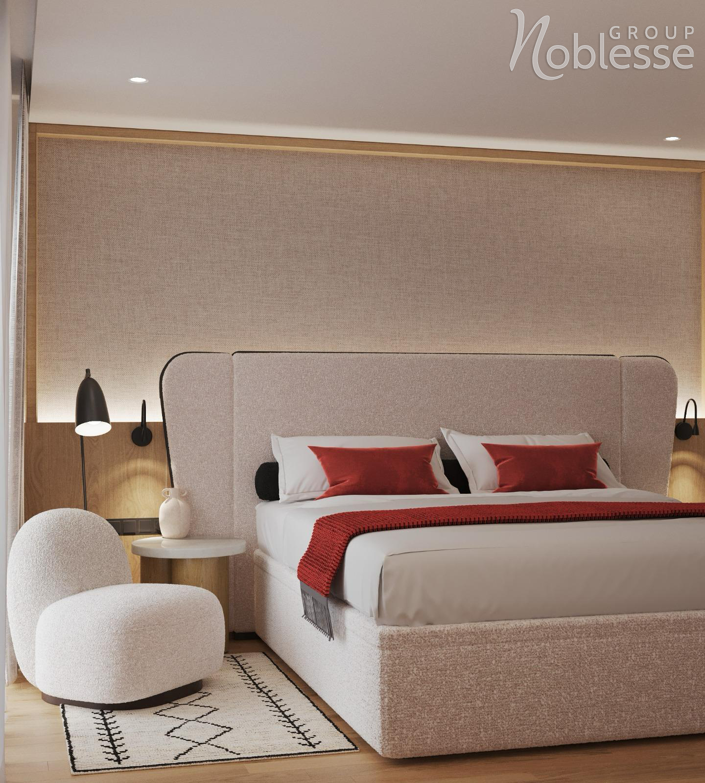 Proiect design interior camera standard hotel Mercure Brașov by Noblesse Group