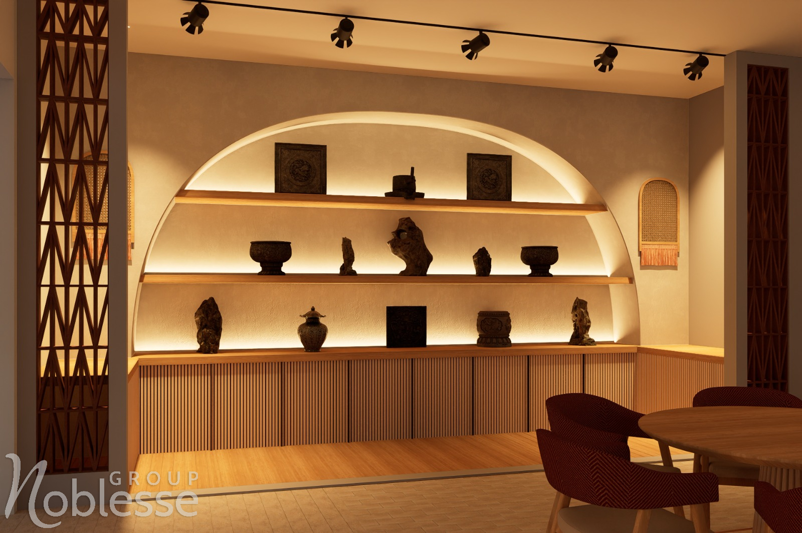 Proiect design interior restaurant hotel Mercure Brașov by Noblesse Group