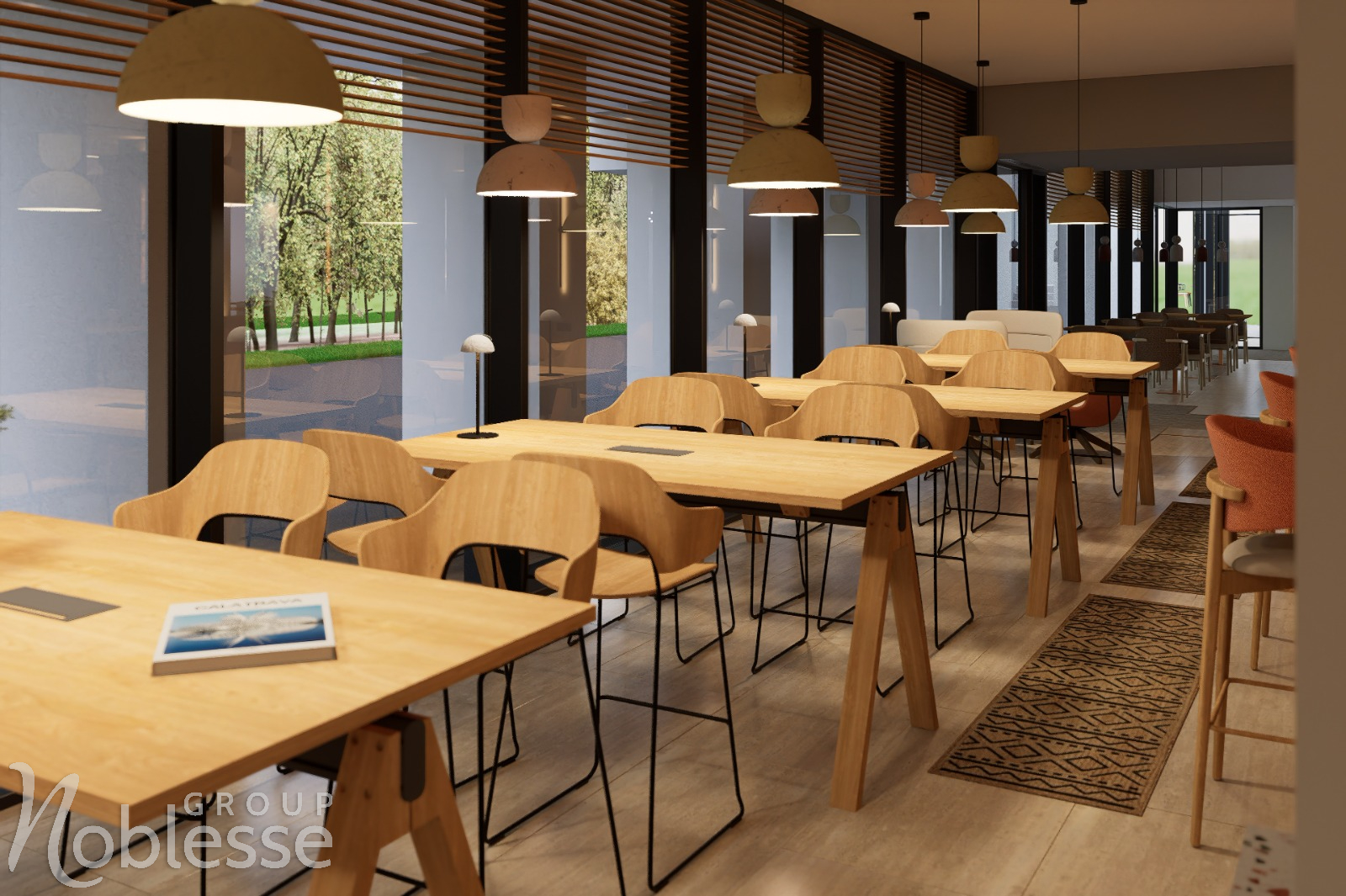 Proiect design interior restaurant hotel Mercure Brașov by Noblesse Group